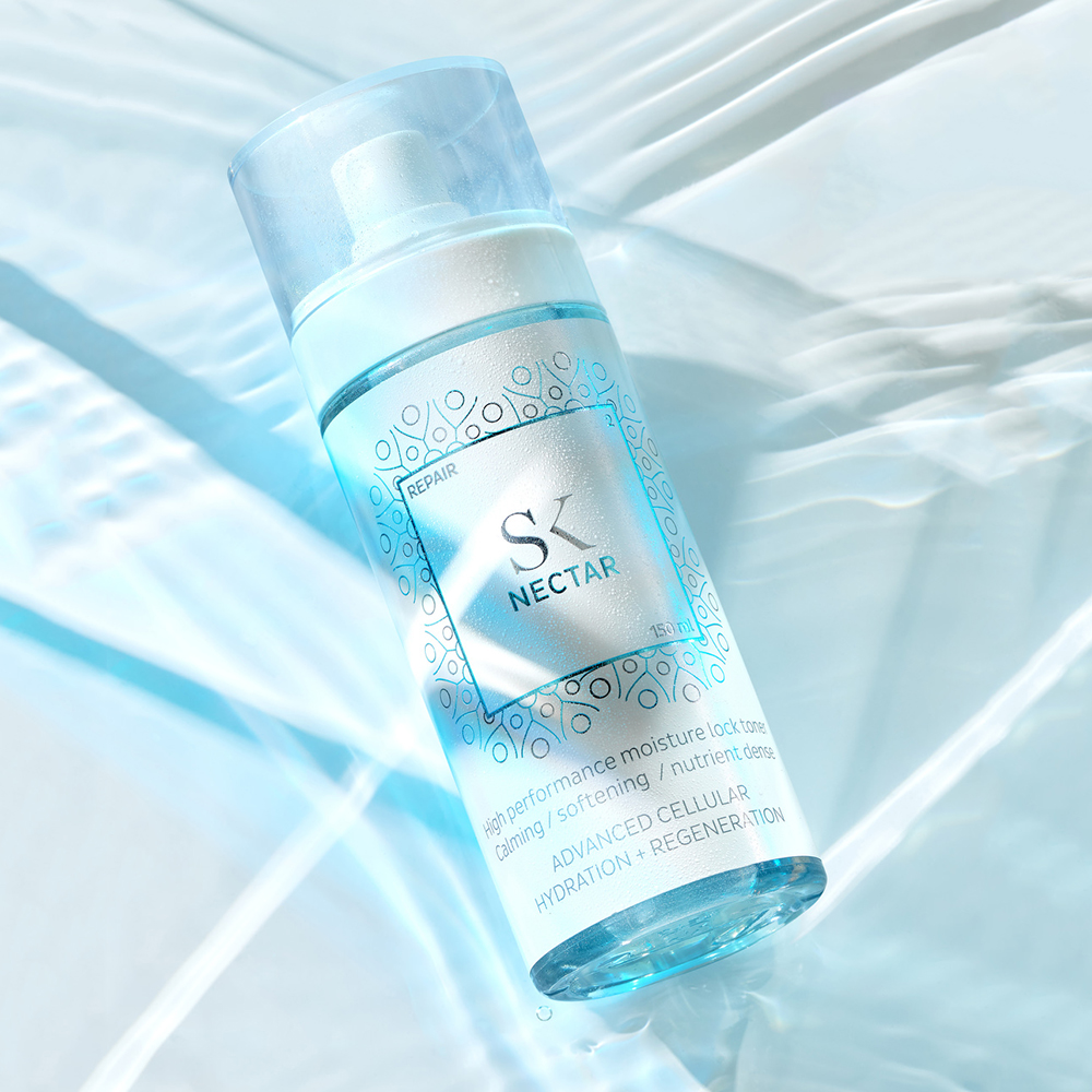 SKINTEGRA Nectar 150 ml - Toner de fata sub forma de spray formulat cu acid hialuronic si acid lactic, care contribuie la hidratarea pielii si la mentinerea echilibrului dupa curatare