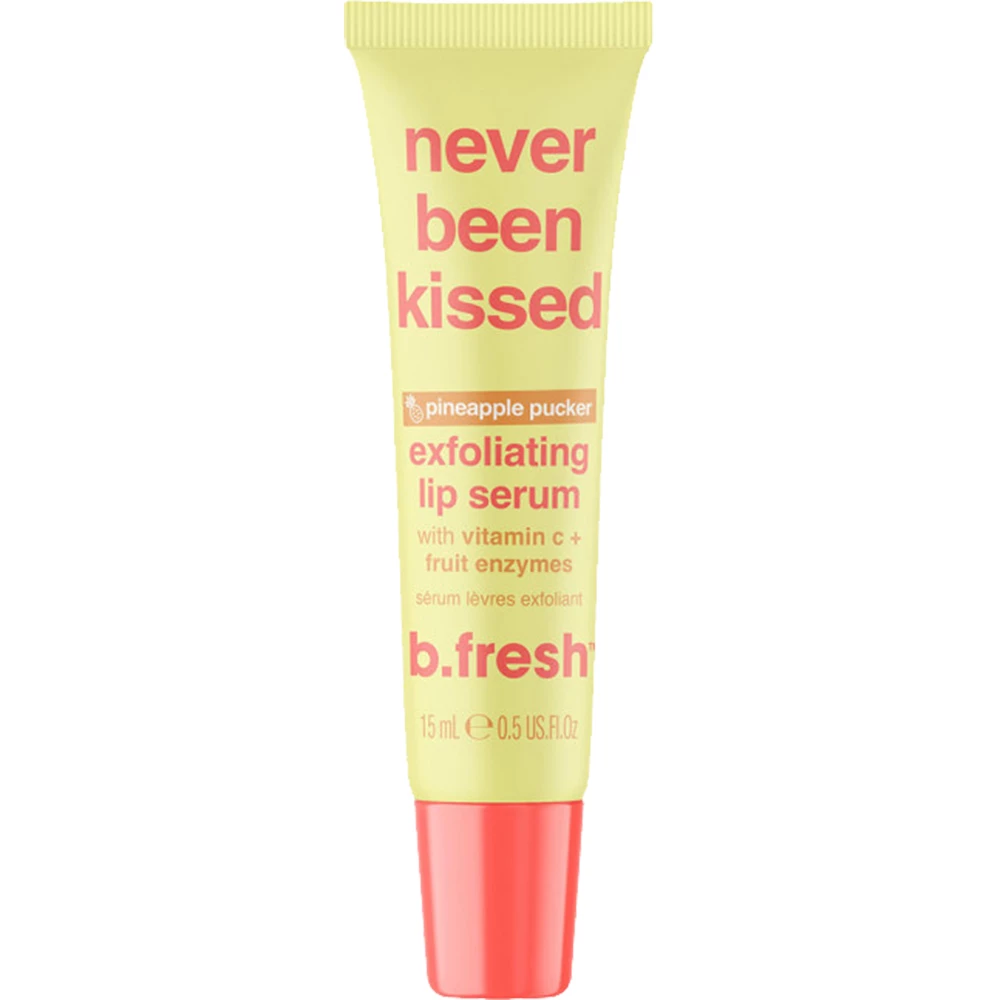 B.fresh Never Been Kissed Ser exfoliant pentru buze Ananas - Regenerare si hidratare intensa, 15 ml