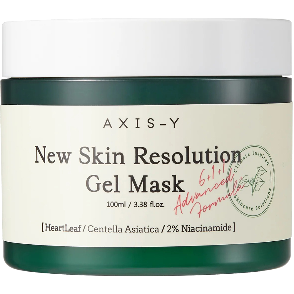 New Skin Resolution Gel Mask - Masca de fata calmanta pentru luminozitate cu Heartleaf si 2% Niacinamida 100ml
