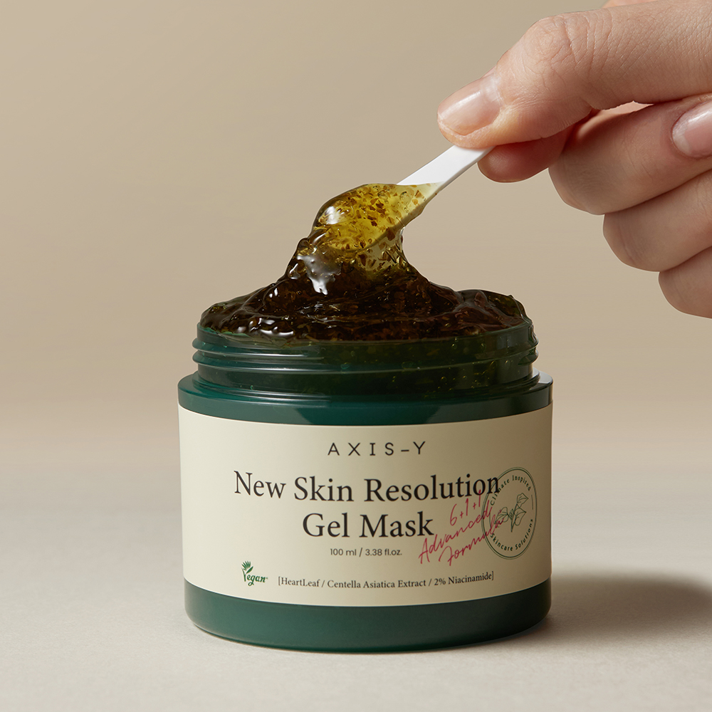 New Skin Resolution Gel Mask - Masca de fata calmanta pentru luminozitate cu Heartleaf si 2% Niacinamida 100ml