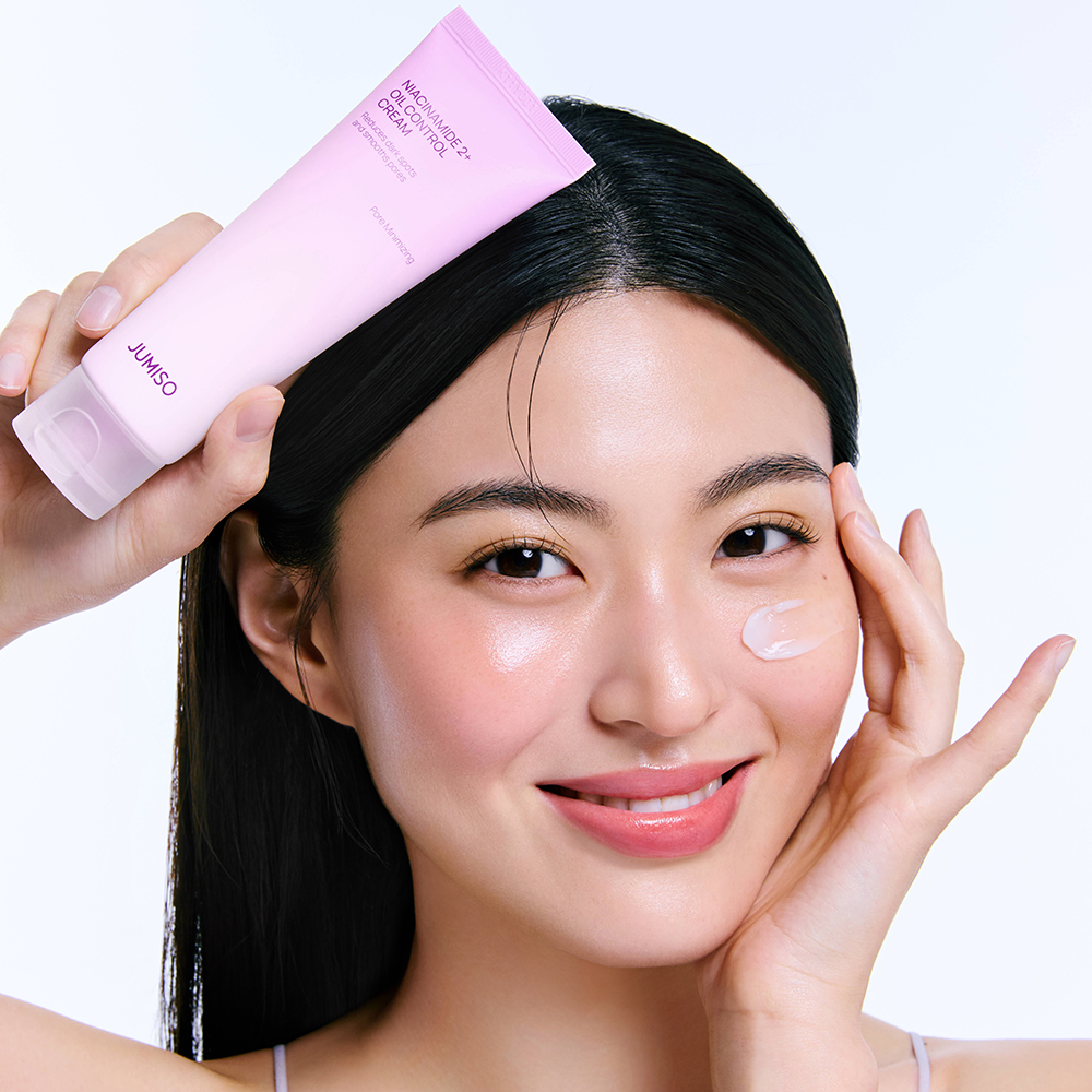 JUMISO Niacinamide 2+ Oil Control Cream 80 ml - Crema de fata formulata cu niacinamida si acid tranexamic, care contribuie la echilibrarea sebumului si la diminuarea aspectului porilor