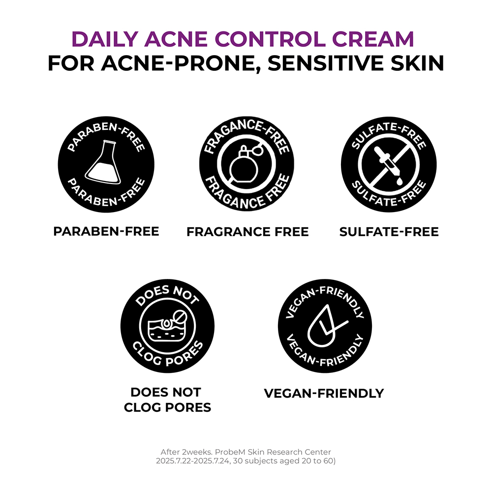 JUMISO Niacinamide 2+ Oil Control, 20 ml - Crema de fata formulata cu niacinamida si acid tranexamic, care contribuie la controlul excesului de sebum si ingrijirea imperfectiunilor