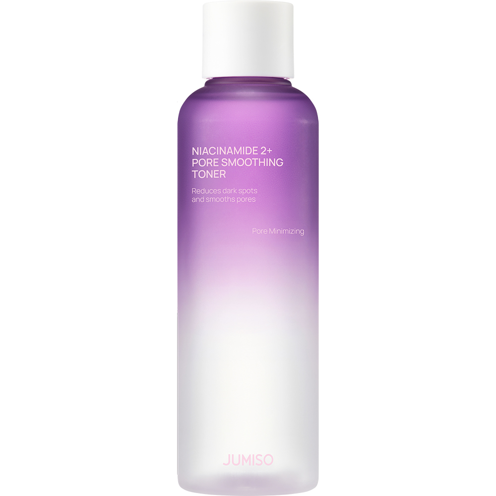 JUMISO Niacinamide 2+ Pore Smoothing, 205 ml - Toner de fata formulat cu niacinamide si acid salicilic, care contribuie la diminuarea aspectului porilor dilatati si la reglarea excesului de sebum si la metinerea confortului cutanat