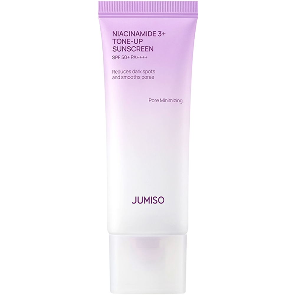 JUMISO Niacinamide 3+ Tone-up Sunscreen, 40 ml - Crema de fata formulata cu niacinamida si acid tranexamic, care contribuie la protectia ridicata impotriva radiatiilor UVA si UVB si la mentinerea luminozitatii tenului, Daily