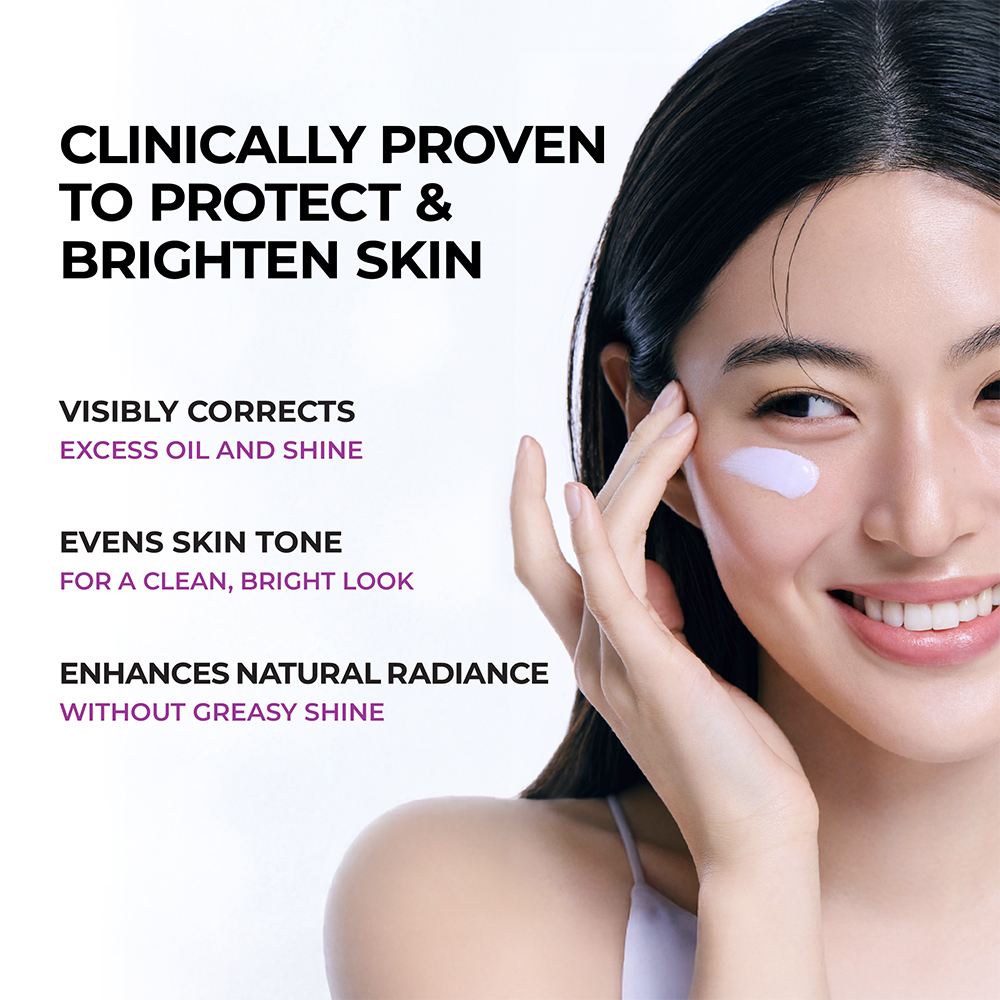 JUMISO Niacinamide 3+ Tone-up Sunscreen, 40 ml - Crema de fata formulata cu niacinamida si acid tranexamic, care contribuie la protectia ridicata impotriva radiatiilor UVA si UVB si la mentinerea luminozitatii tenului, Daily