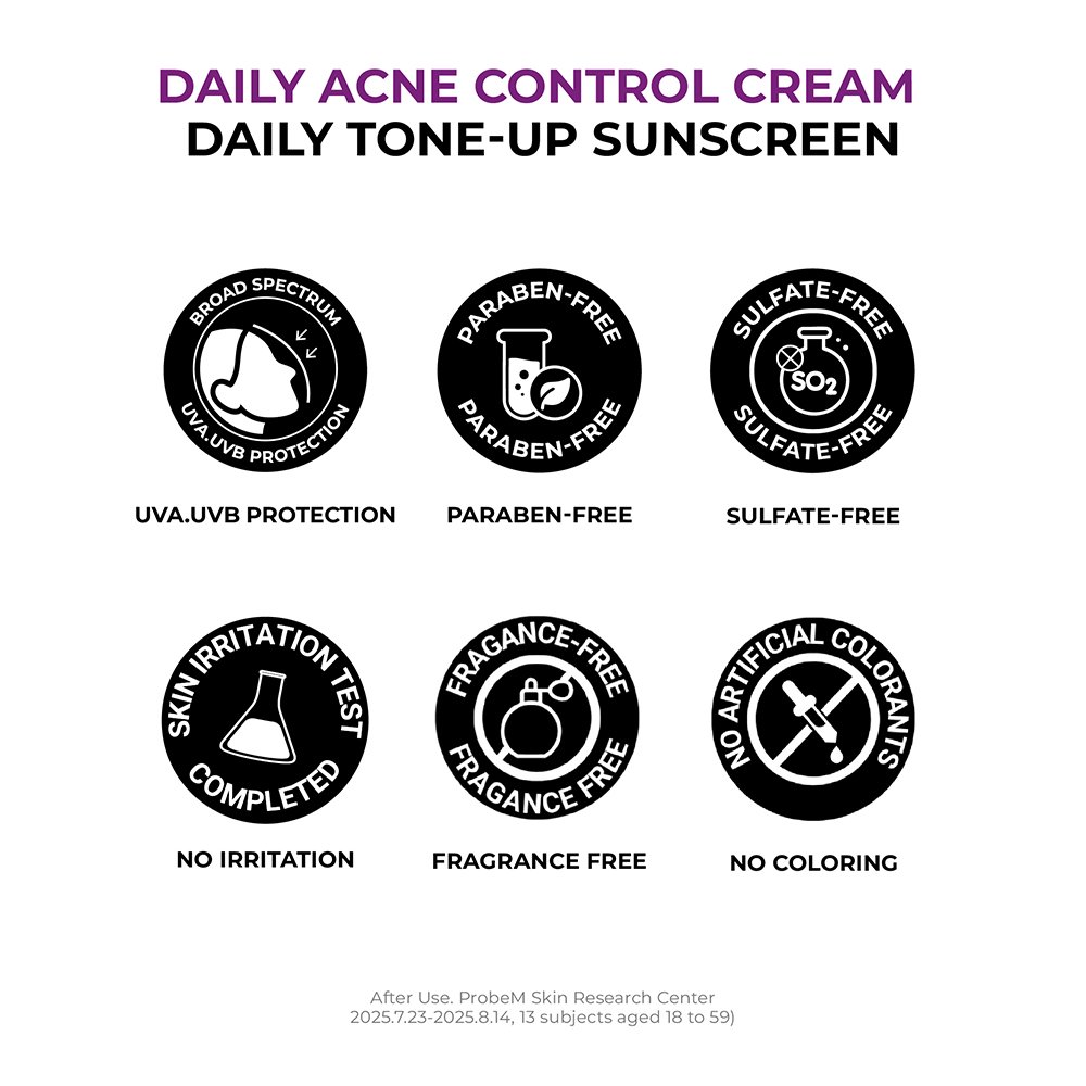 JUMISO Niacinamide 3+ Tone-up Sunscreen, 40 ml - Crema de fata formulata cu niacinamida si acid tranexamic, care contribuie la protectia ridicata impotriva radiatiilor UVA si UVB si la mentinerea luminozitatii tenului, Daily