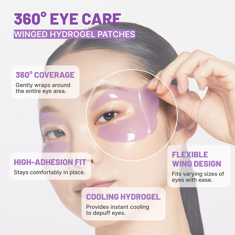 JUMISO Niacinamide 5+ Depuffing Under-Eye Patches 10 gr - Plasturi pentru ochi formulati cu niacinamida si cafeina, care contribuie la diminuarea aspectului pungilor de sub ochi si al cearcanelor