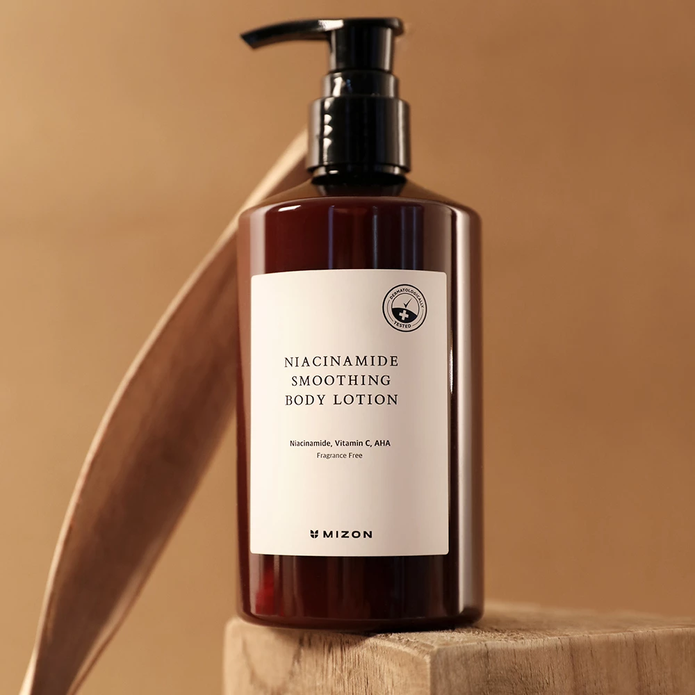 Mizon Niacinamide Smoothing Lotiune de Corp Iluminatoare - Luminozitate si Hidratare cu Niacinamida 10%, 300 ml
