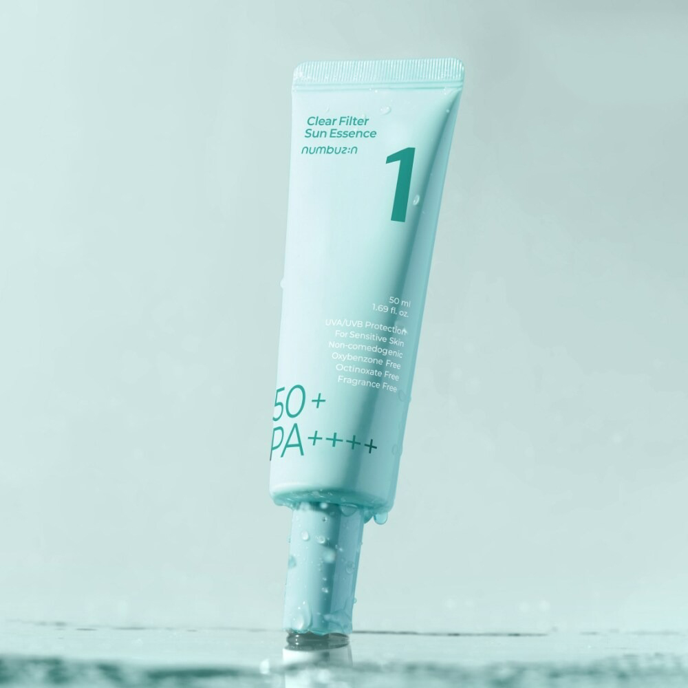 Numbuzin No.1 Clear Filter Sun Essence – Cremă Solară cu SPF50+ PA++++, 50 ml, Textură Lejeră, Protecție și Hidratare