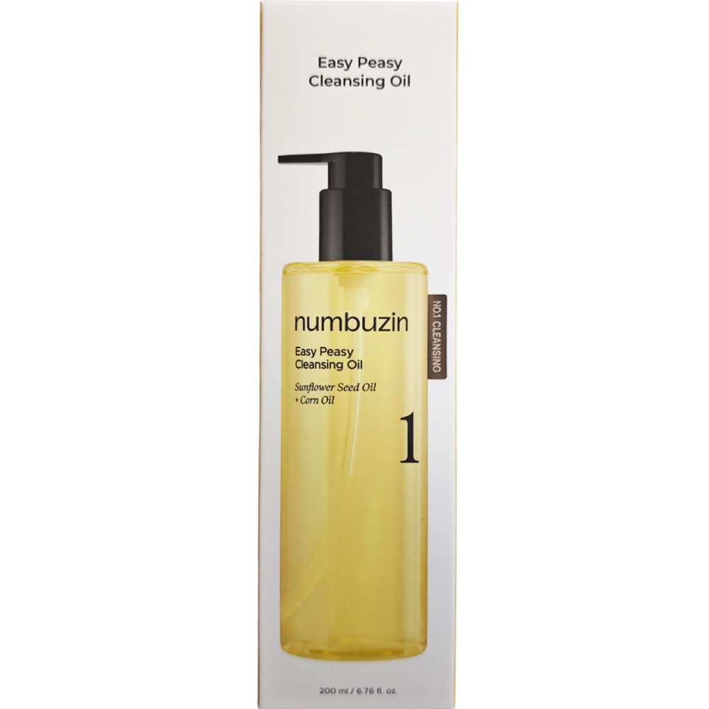 NUMBUZIN No.1 Easy Peasy Ulei Demachiant pentru Fata - Curatare Delicata si Hidratare, 200 ml