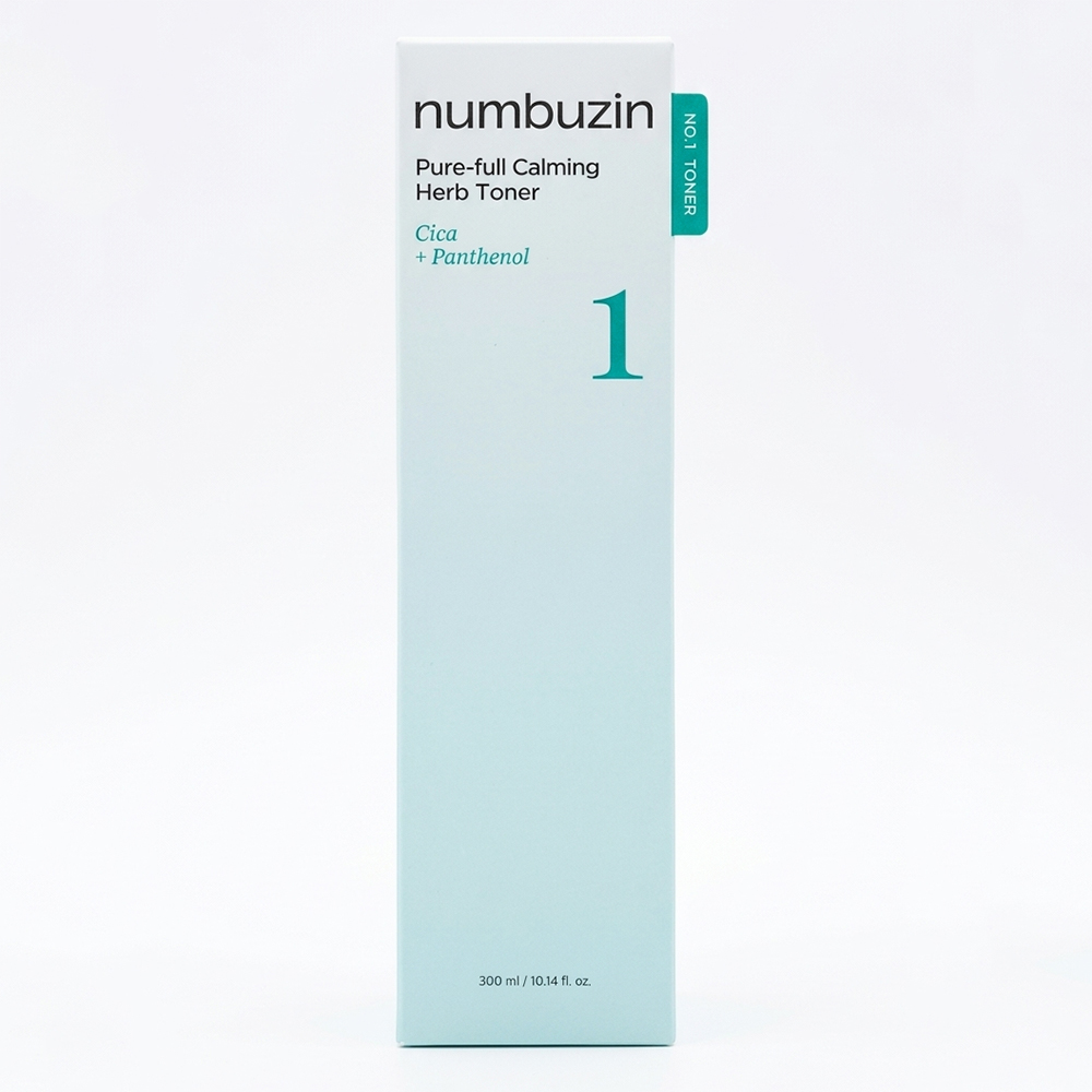 NUMBUZIN No.1 Pure-Full Toner Toner calmant pentru fata 300 ml - Calmare si hidratare ten sensibil, anti-roseata, 300 ml