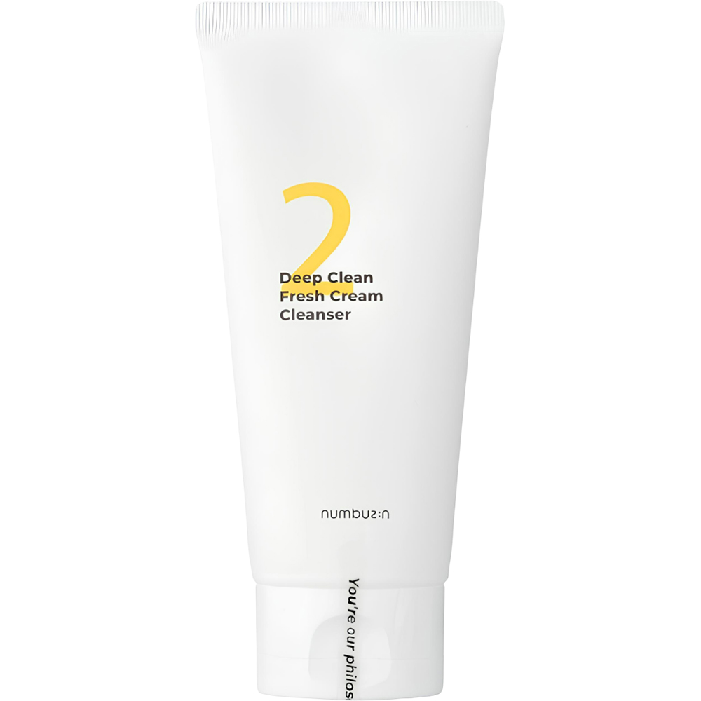 Numbuzin No.2 Deep Clean Fresh Cream Cleanser – Cremă de Curățare pentru Față, 120 ml | K-beauty