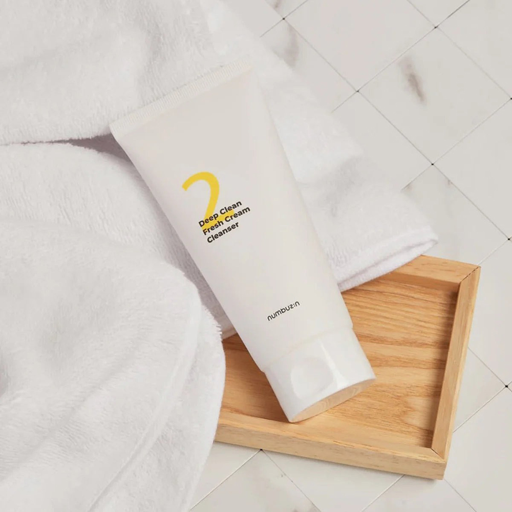 Numbuzin No.2 Deep Clean Fresh Cream Cleanser – Cremă de Curățare pentru Față, 120 ml | K-beauty