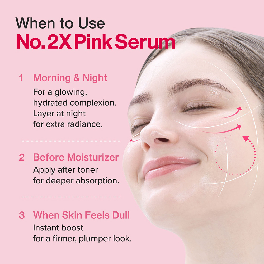 No.2 Rose PDRN Collagen 2X Plumping Serum Ser de fata 30 ml