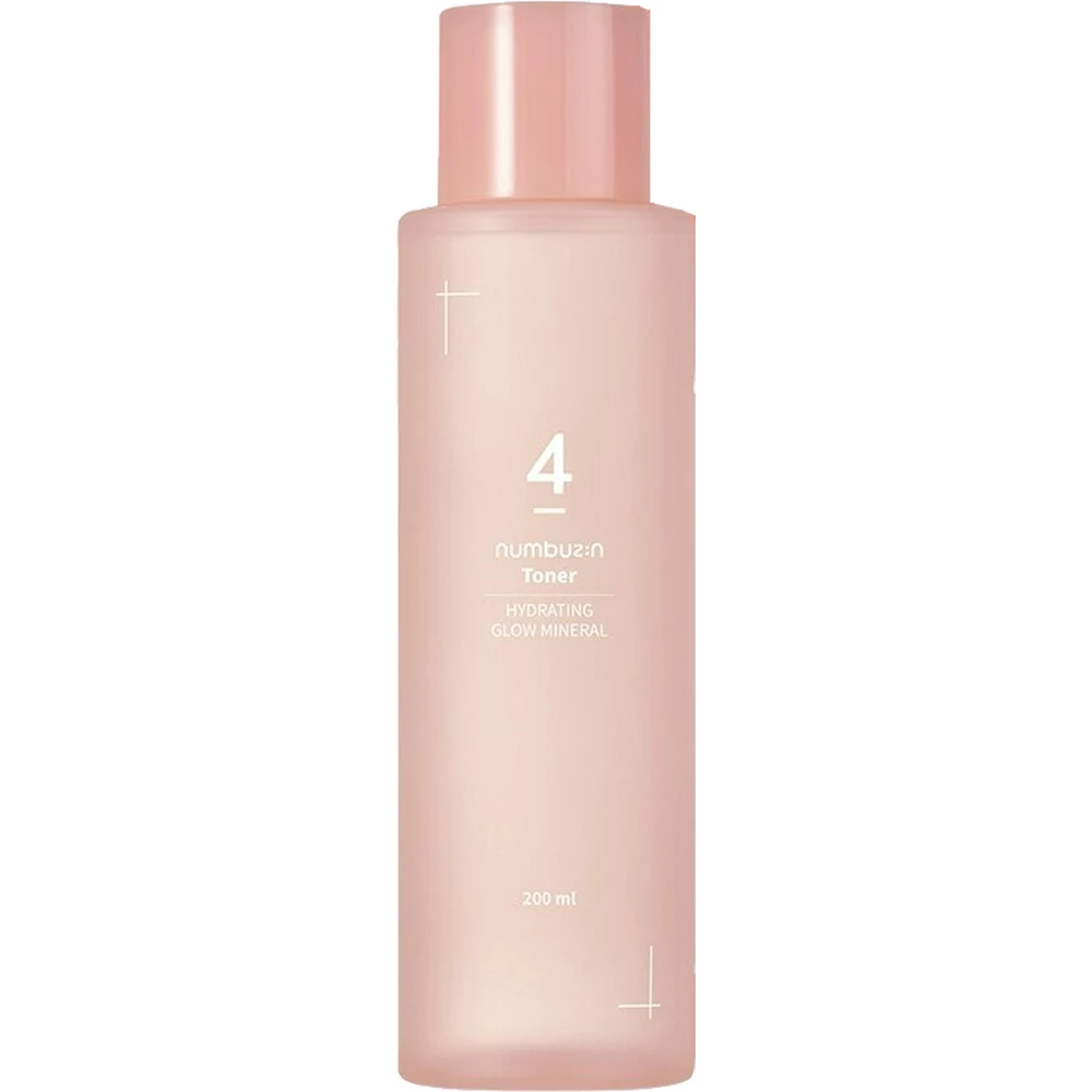 NUMBUZIN No.4 Hydrating Glow Toner mineral hidratant - Hidratare intensa si stralucire radianta, 200 ml