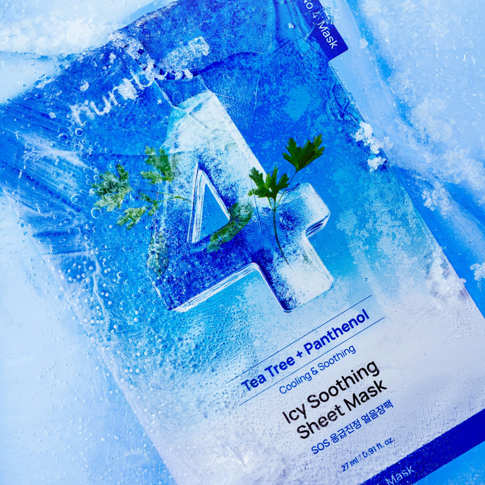 NUMBUZIN No.4 Masca Servetel Calmanta si Hidratanta - Racorire si Revigorare Ten Sensibil, 27 ml