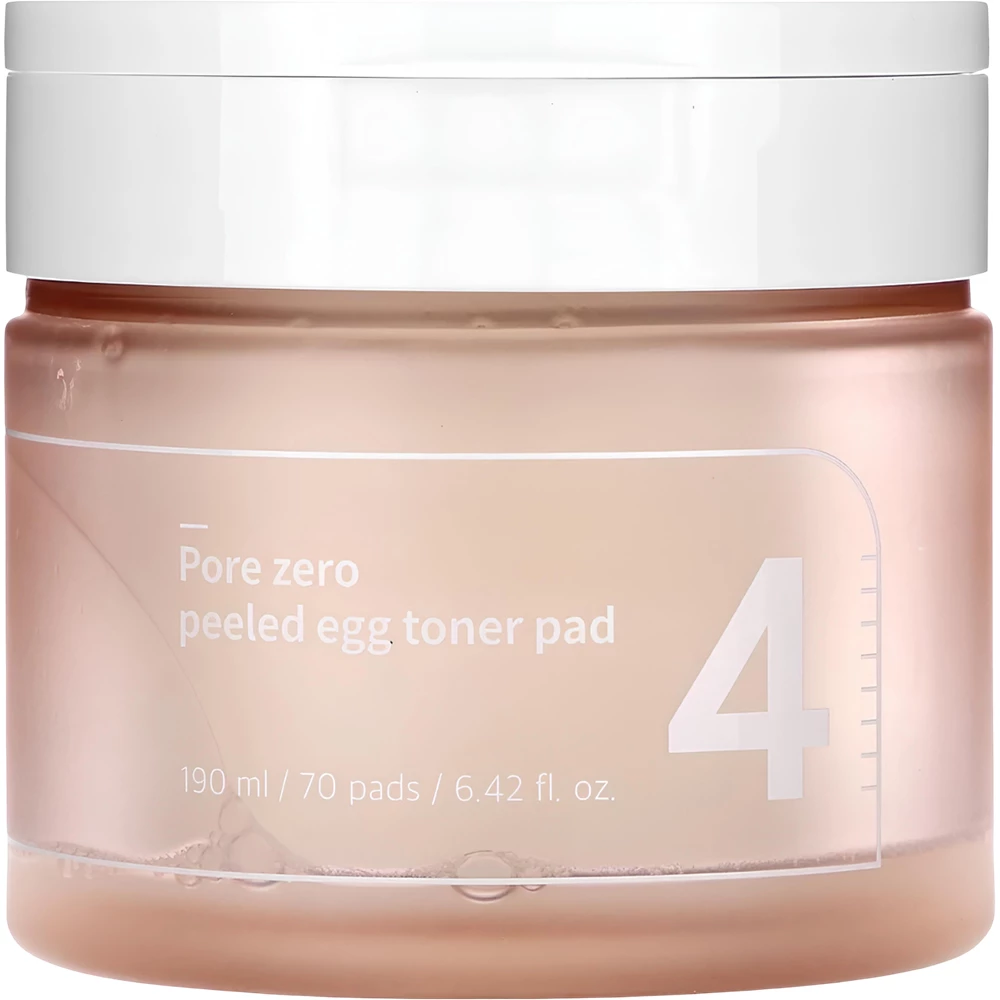 NUMBUZIN No.4 Pore Zero dischete tonice exfoliante - exfoliere blanda si reducerea porilor, 70 buc