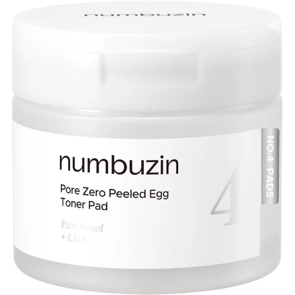 NUMBUZIN No.4 Pore Zero dischete tonice exfoliante - exfoliere blanda si reducerea porilor, 70 buc