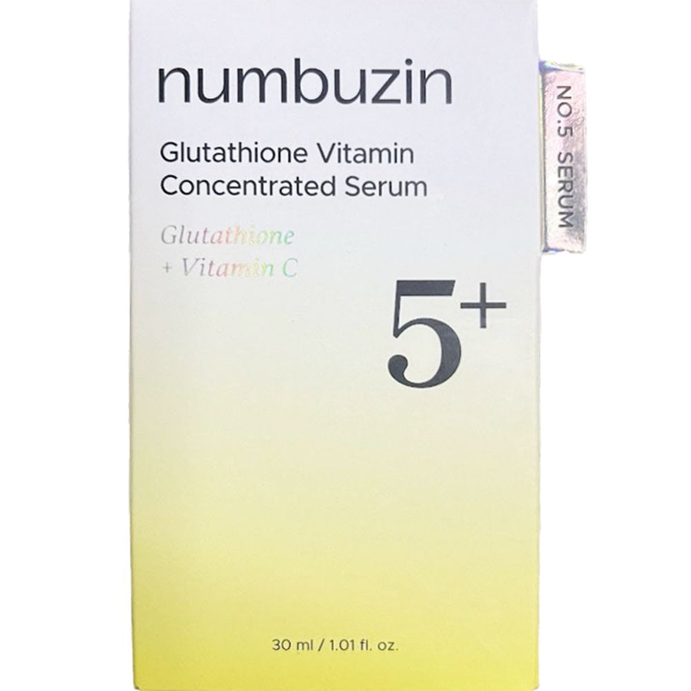 Numbuzin No.5 Ser concentrat pentru fata - Iluminator cu Vitamine pentru Stralucire si Antirid