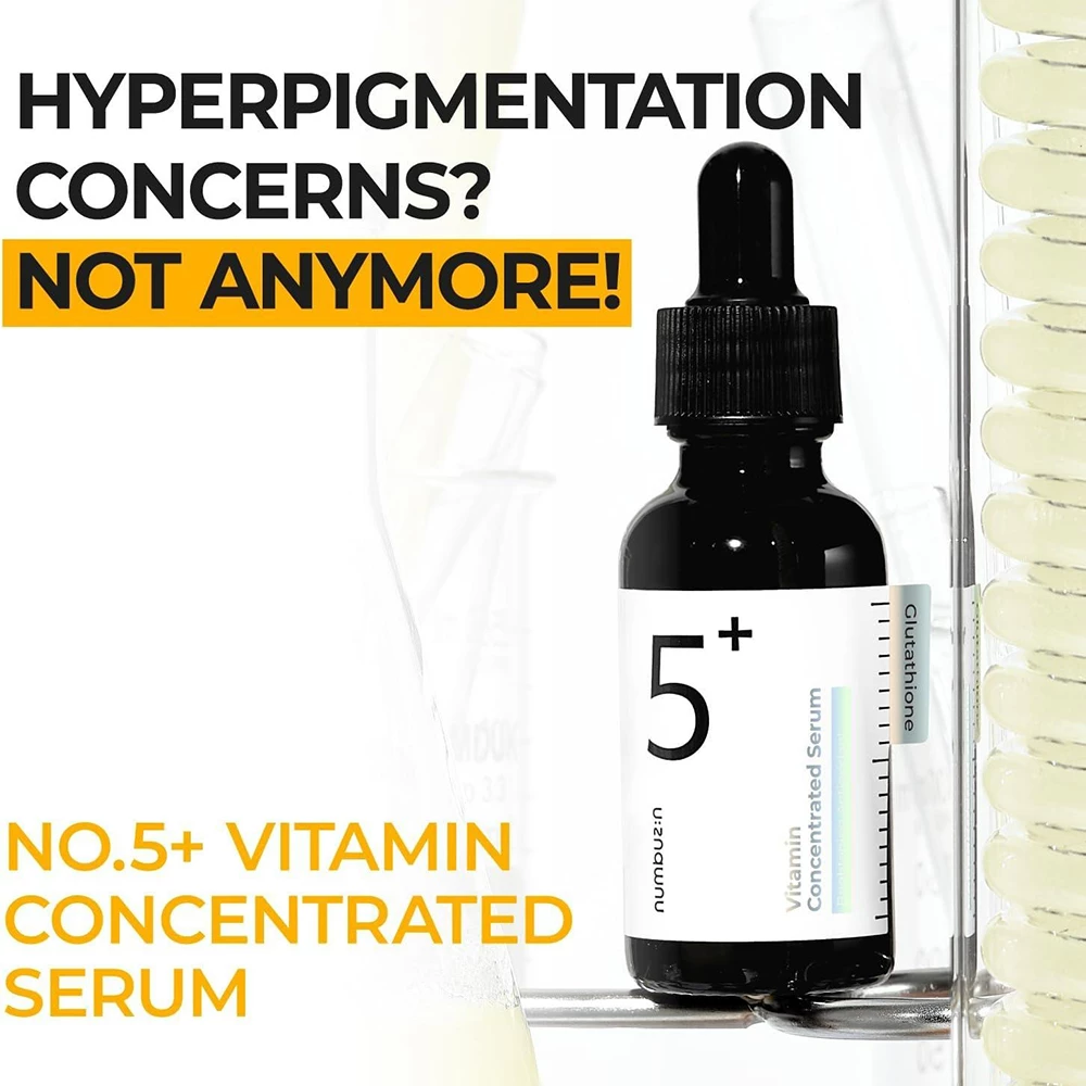 Numbuzin No.5 Vitamin Concentrated Serum 30 ml – Iluminare & Hidratare | Corectarea Petelor & Ridurilor