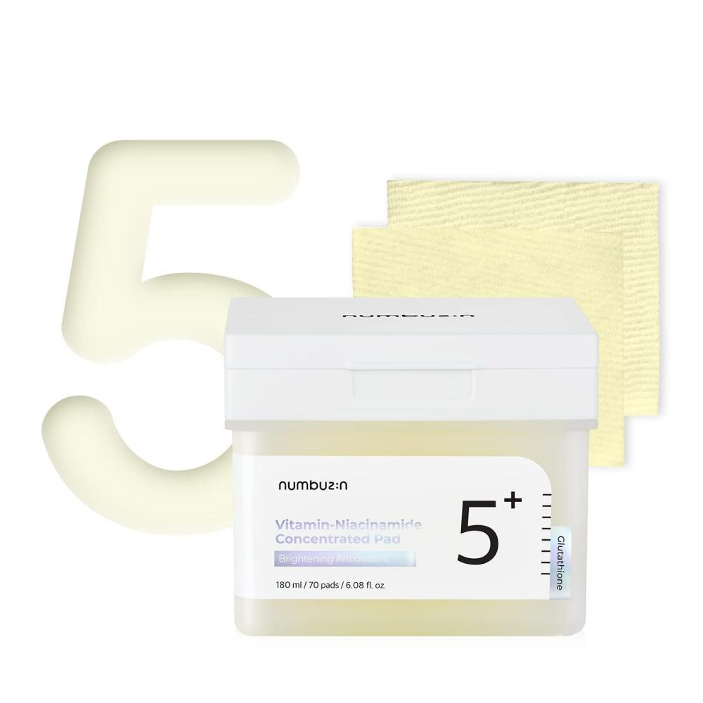 No.5 Vitamin-Niacinamide Concentrated Pad Toner de fata dischete 70 buc