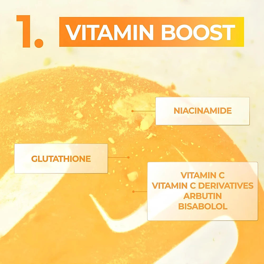 NUMBUZIN No.5 Vitamin Spotlight Masca Servetel pentru Fata 27 ml - Luminozitate, Hidratare si Uniformizare Ton, 27 ml