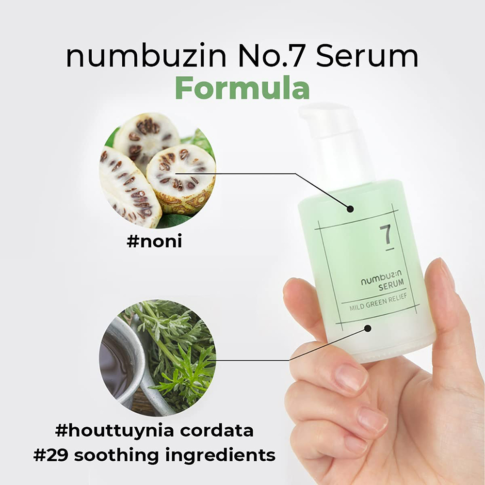 No.7 Mild Green Soothing Serum Ser de fata hidratant si calmant 50 ml