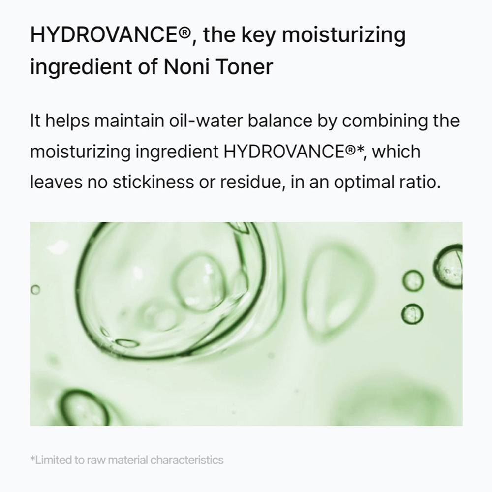 CELIMAX Noni Moisture Balancing Toner - toner de fata formulat cu extract de fruct noni si ulei din seminte de noni, care contribuie la hidratarea pielii si la metinerea echilibrului hidric al pielii - 150 ml