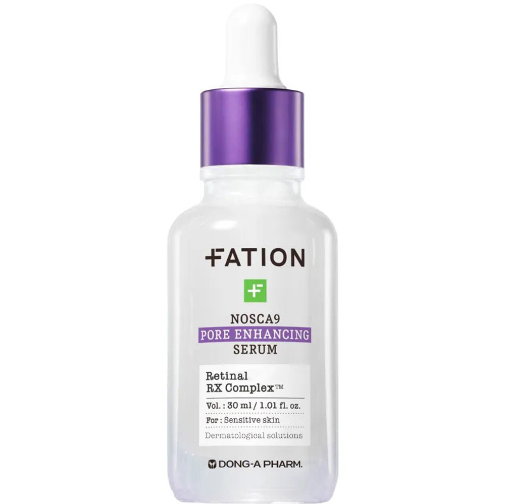 FATION Nosca9 Trouble Pore Enhancing Serum, 30 ml - Ser de fata formulat cu cafeina si acid hialuronic, care contribuie la ingrijirea tenului cu pori dilatati si la metinerea hidratarii tenului