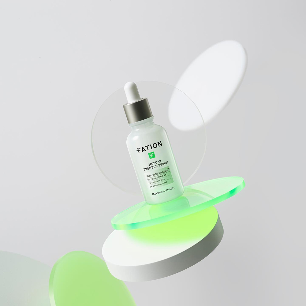 FATION Nosca9 Trouble Serum 30 ml — Ser de fata formulat cu pantenol si Centella Asiatica, care contribuie la calmarea pielii iritate si la metinerea nivelului optim de hidratare