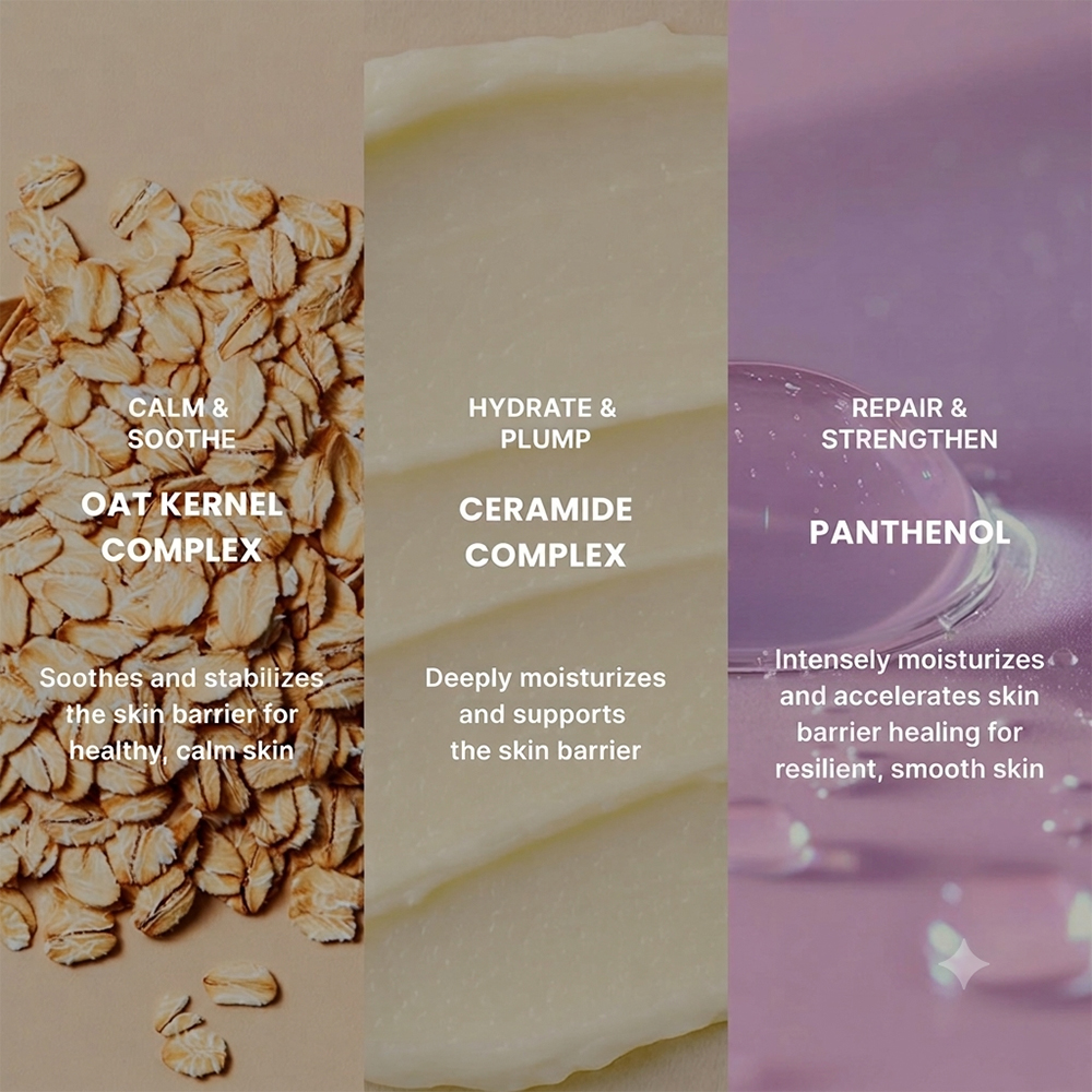 PODL Oat Ceramide Hydromask, 42 gr - Masca de fata formulata cu ovaz si ceramide, care contribuie la calmarea pielii sensibilizate si la intarirea barierei cutanate si la metinerea hidratarii de lunga durata