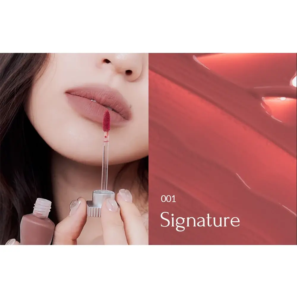 MUZIGAE MANSION Objet Water Ruj lichid mat 001 Signature - Hidratare intensa si efect blurat, 6 ml