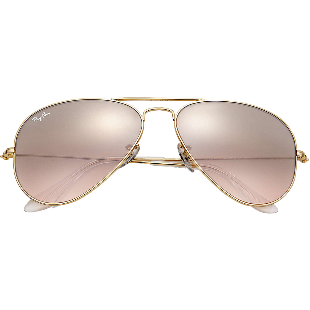 Ochelari de soare Gold/Silver-Pink Mirror Unisex AVIATOR GRADIENT RB 3025