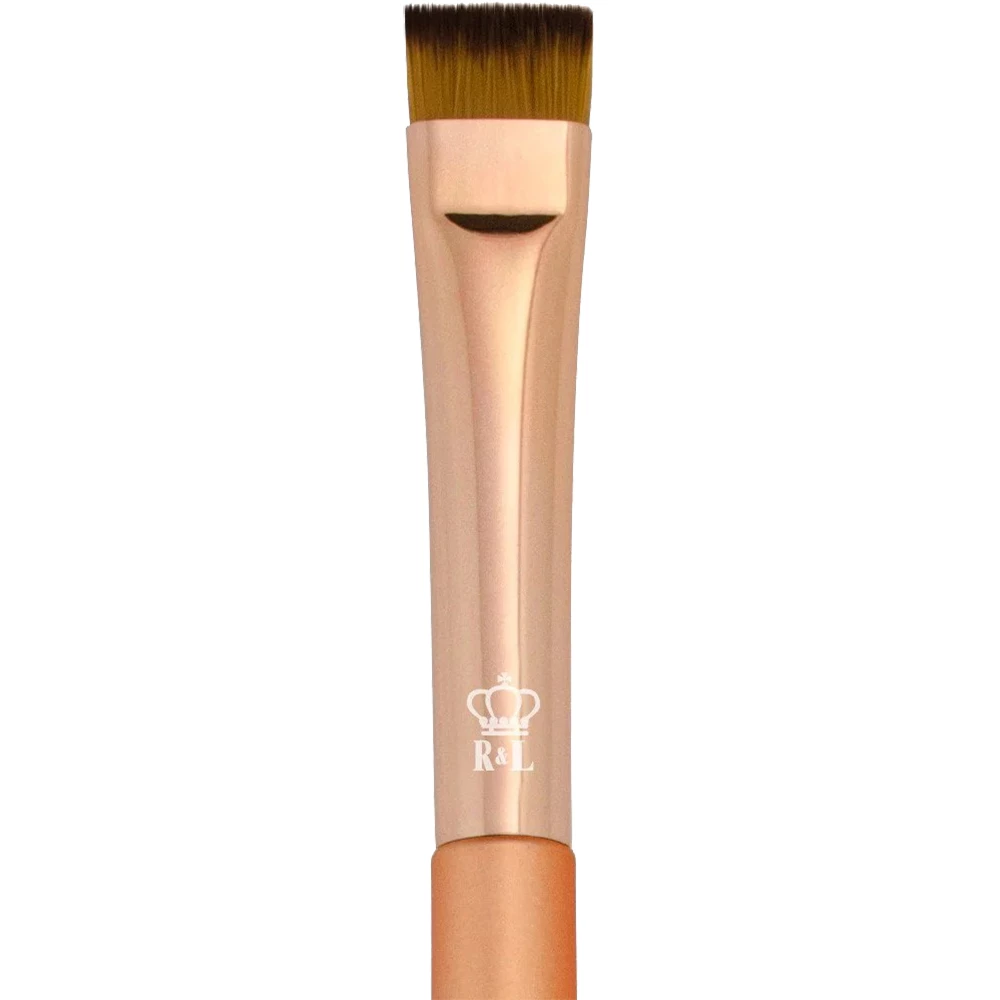ROYAL AND LANGNICKEL Omnia Rose Gold Pensula Flat Definer pentru linii fine Precizie 101 - Aplicare eyeliner si concealer cu definire profesionala, 10 g