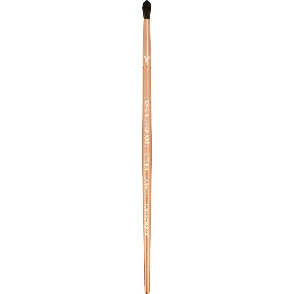 Omnia Rose Gold Pensula Highlighter pentru aplicarea fardului de pleoape