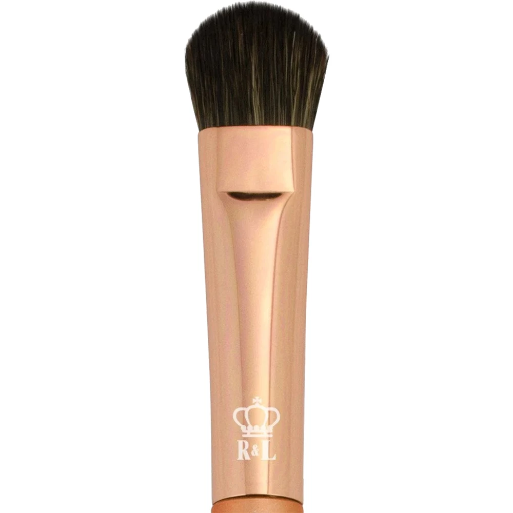 ROYAL AND LANGNICKEL Omnia Rose Gold Pensula pentru aplicarea fardului de pleoape Shader - definire precisa si blending profesional, ultra-fina, 15 g