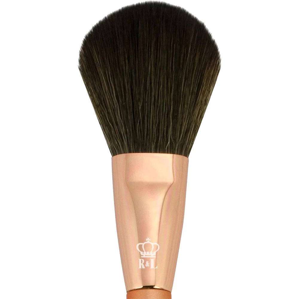 ROYAL AND LANGNICKEL Omnia Rose Gold Pensula pentru aplicarea iluminatorului Rose Glow - Pensula machiaj pentru stralucire si definire precisa, 1 buc