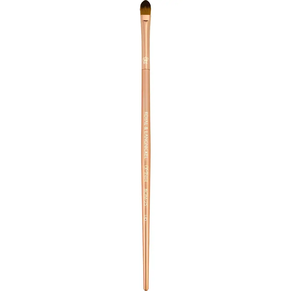 ROYAL AND LANGNICKEL Omnia pensula pentru buze Rose Gold - precizie si definire profesionala pentru aplicare ruj, 1 buc