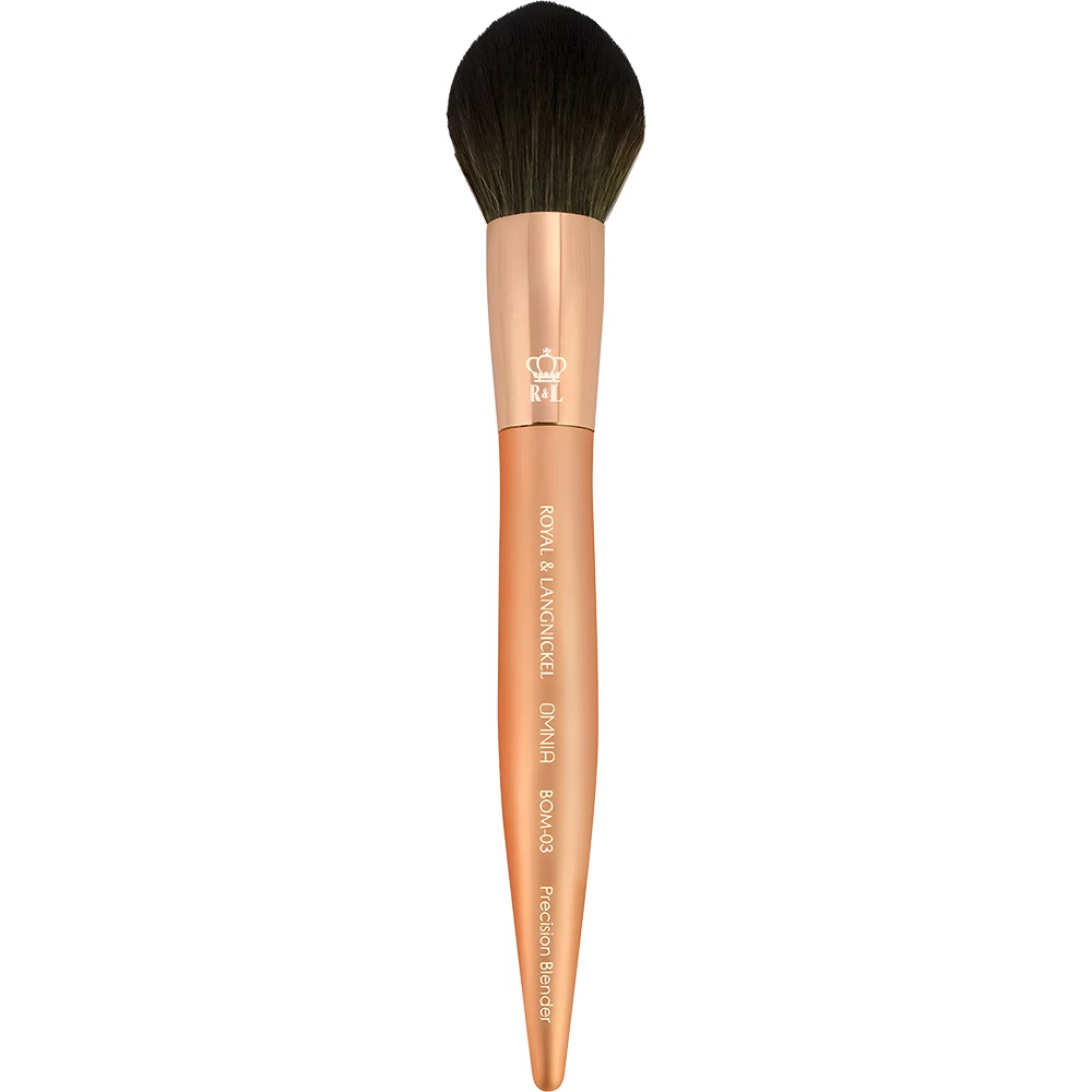 Omnia Rose Gold Pensula pentru un finisaj subtil al pudrei, blush sau contur