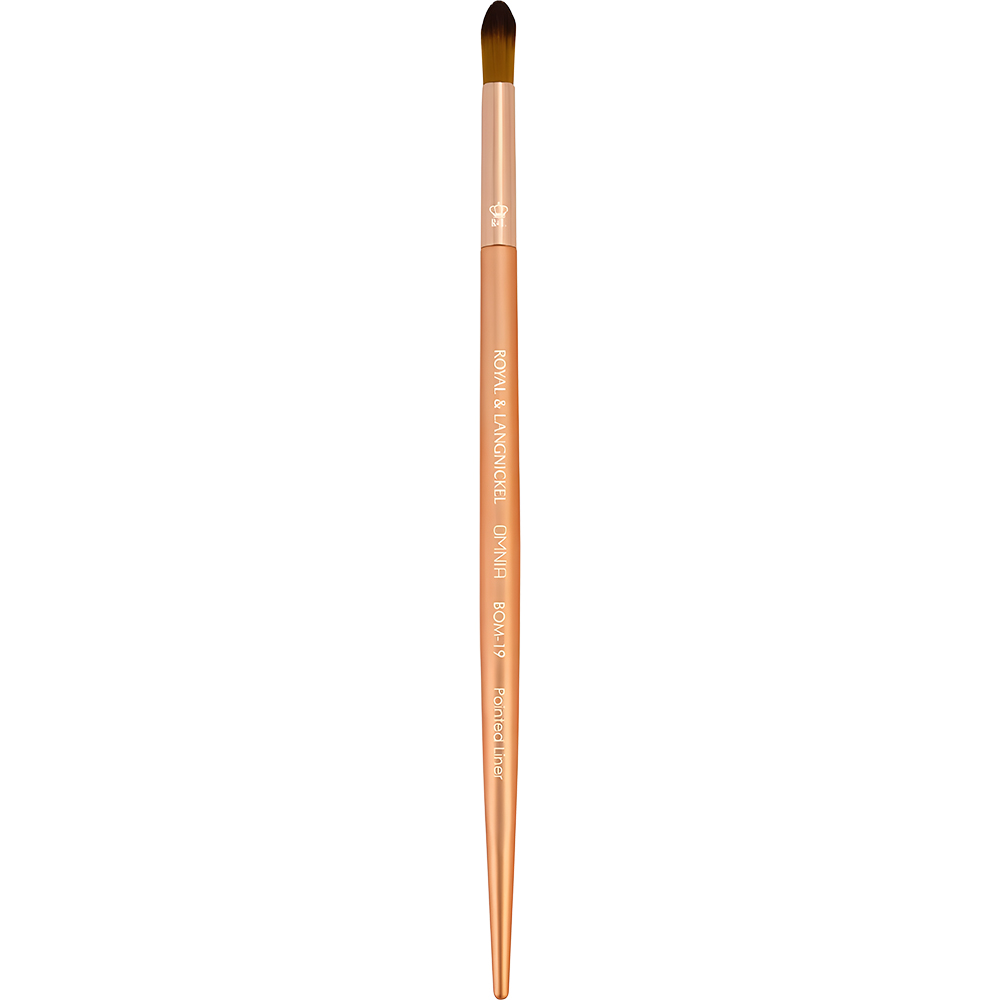 Omnia Rose Gold Pensula Pointed Liner pentru aplicarea fardului de pleoape