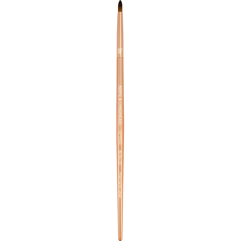 Omnia Rose Gold Pensula Precision Liner pentru aplicarea fardului de pleoape