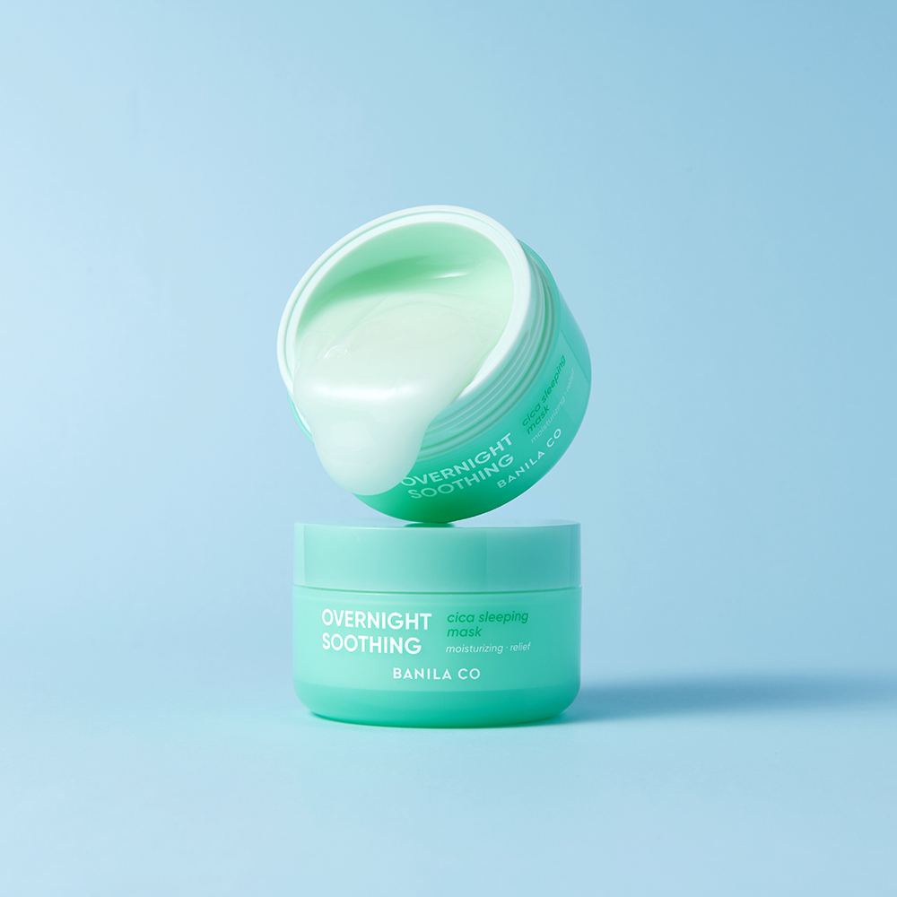 BANILA CO Overnight Soothing Cica Sleeping Mask masca de fata - hidratare si calmare, 100 ml