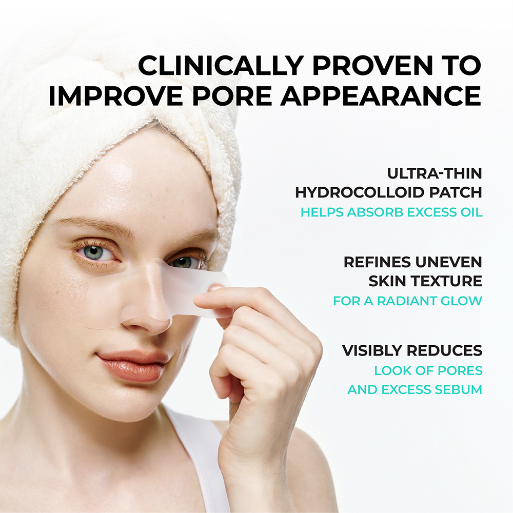 JUMISO Overnight Zero Pore Nose Patch - Plasturi formulati cu LHA si colagen, care contribuie la absorbtia excesului de sebum si la mentinerea porilor mai curati timp de 4-8 ore