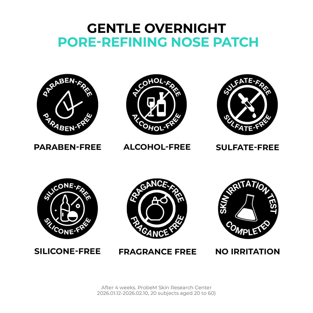 JUMISO Overnight Zero Pore Nose Patch - Plasturi formulati cu LHA si colagen, care contribuie la absorbtia excesului de sebum si la mentinerea porilor mai curati timp de 4-8 ore