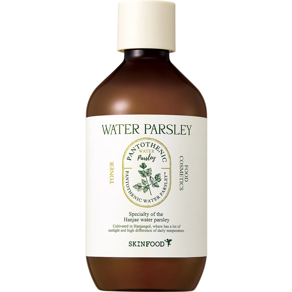 SKINFOOD Pantothenic Water Parsley Toner Toner facial - Calmare si Hidratare pentru Ten Sensibil, 300 ml