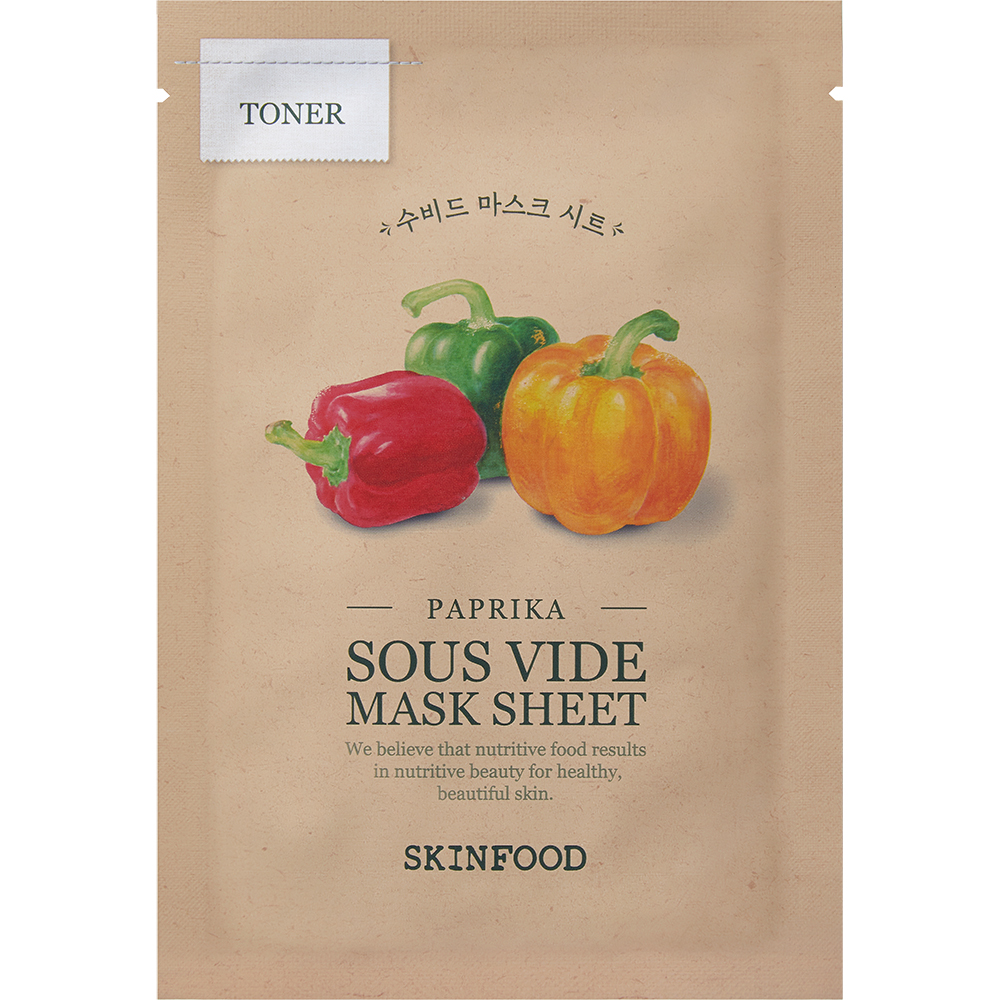 Paprika Sous Vide Mask Sheet Masca de fata cu extract de paprika 18 gr