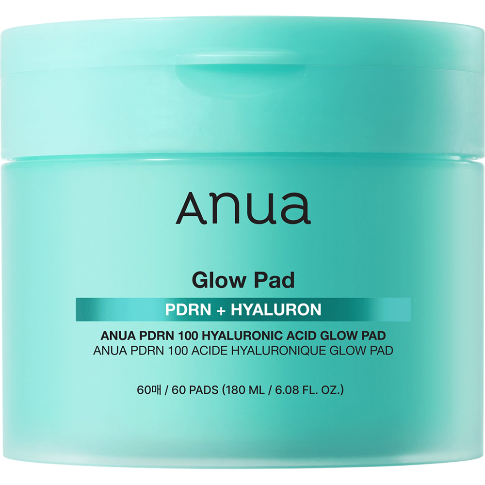 PDRN 100Hyaluronic Acid Glow Pad Toner de fata dischete 60 buc