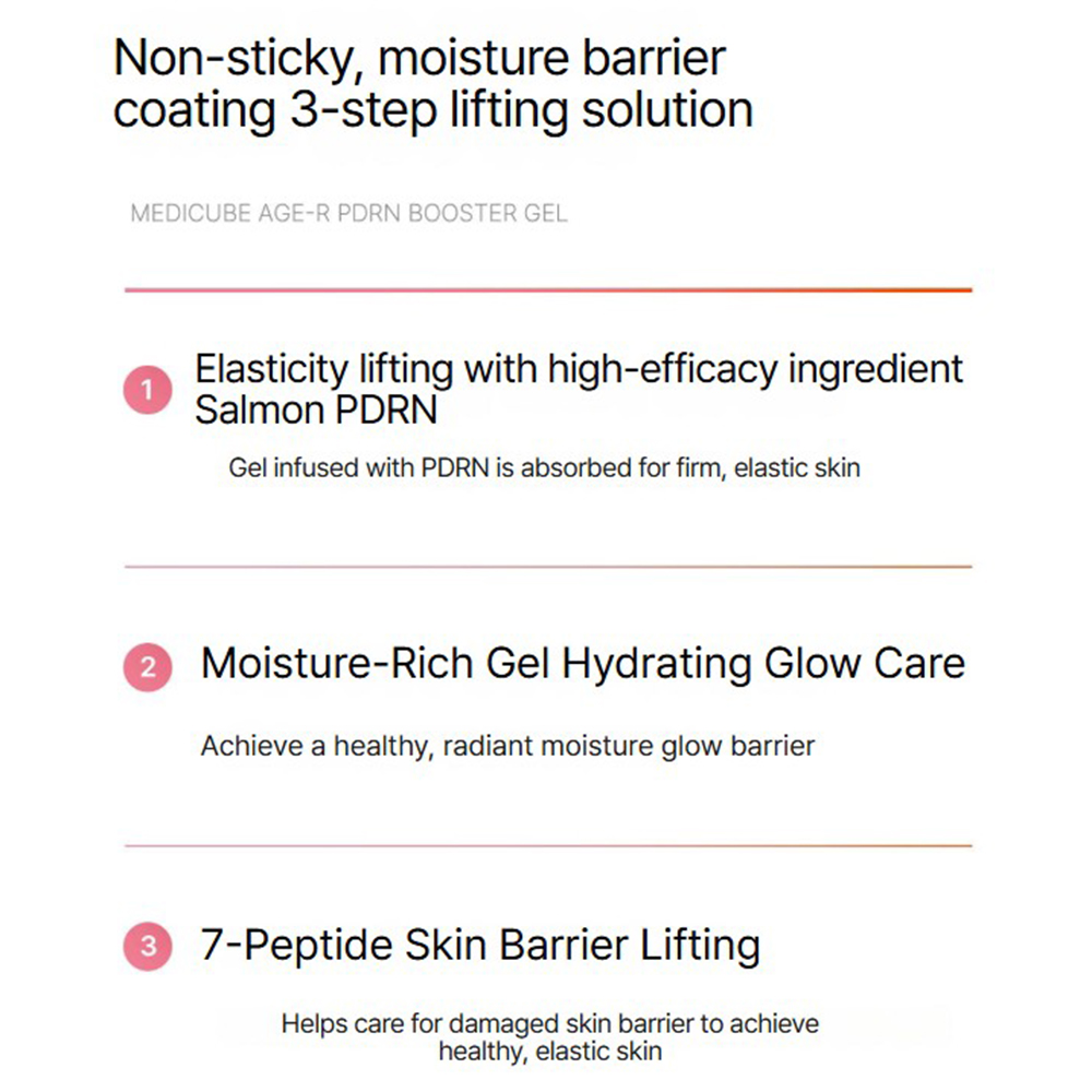 MEDICUBE PDRN Booster Gel gel de fata - hidratare si elasticitate, 300 ml