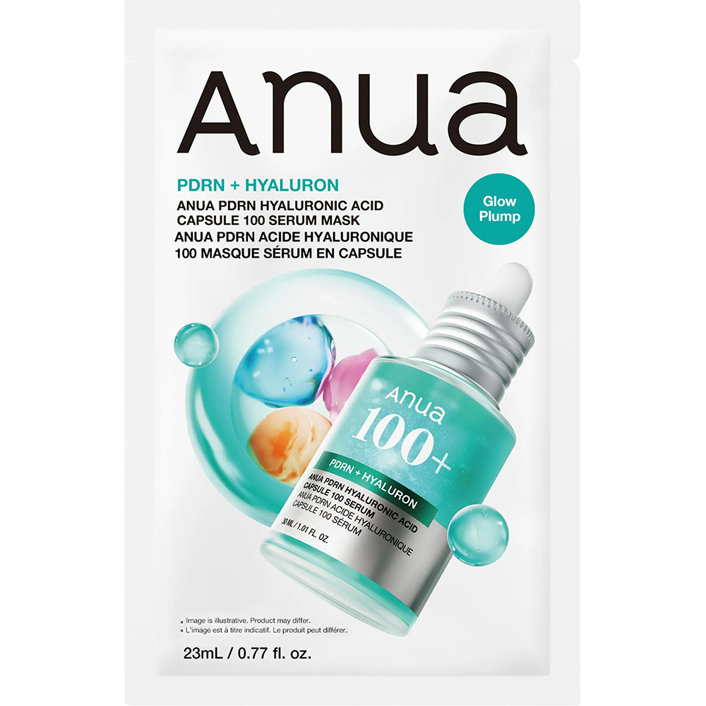 PDRN Hyaluronic Acid Capsule 100 Serum Mask Masca de fata hidratanta si iluminatoare 23 ml