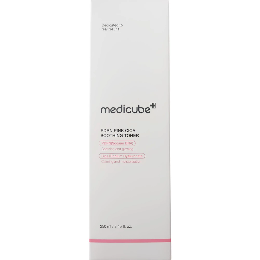 MEDICUBE PDRN Pink Cica Toner hidratant iluminator - calmare si regenerare intensa, 250 ml